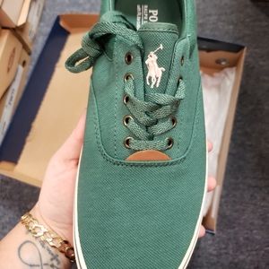 New Polo Ralph Lauren men's sneakers forest